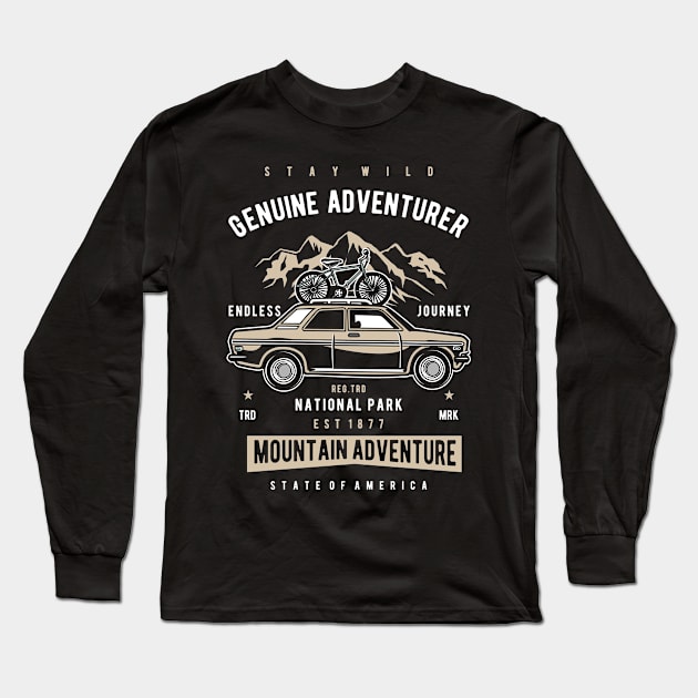 Genuine Adventurer Long Sleeve T-Shirt by MissSwass